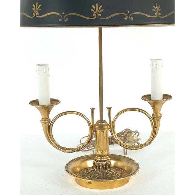 Vintage French Bouillotte Lamp, Circa 1950 For Sale - Image 4 of 8