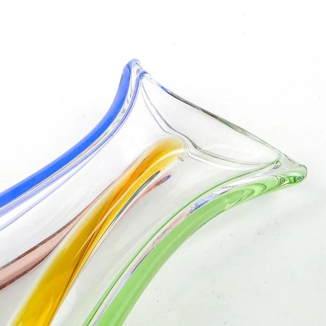 Mid-Century Modern Vase by Hanna Machanovska for Mstisov Glassworks, Czechoslovakia, 1960s For Sale - Image 3 of 10