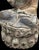 Antique Chinese Polychrome Wood Buddha on Double Lotus Base Large 42” For Sale In Houston - Image 6 of 10