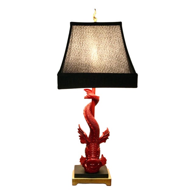 Red Dragon Lamp by Isander borges For Sale
