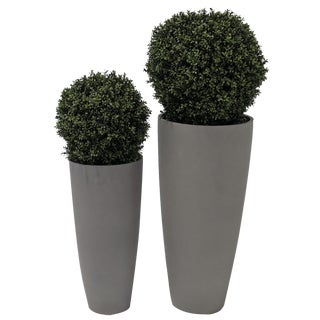 Hortology Landscape Faux Bushes, Set of 2 For Sale