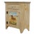 Hand Painted Western Cowboy Pine Single Drawer Nightstand For Sale