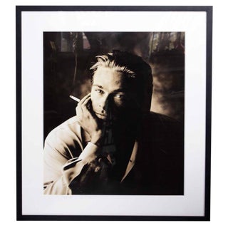1993 Signed Phillip Dixon “Brad Pitt With Cigarette” For Sale