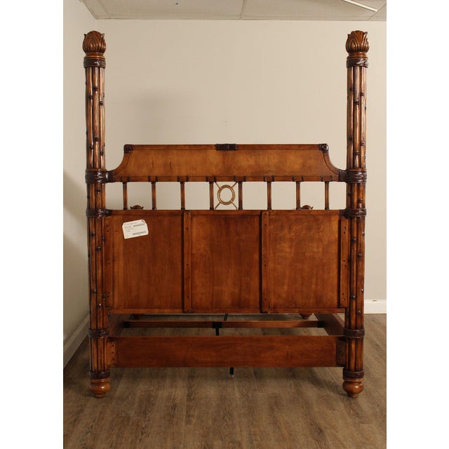 Tommy Bahama British Colonial Style Queen Poster Bed For Sale - Image 13 of 18