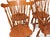 Wood 1970s Ethan Allen American Traditional Nutmeg Windsor Back Chairs- Set of 6 For Sale - Image 7 of 10