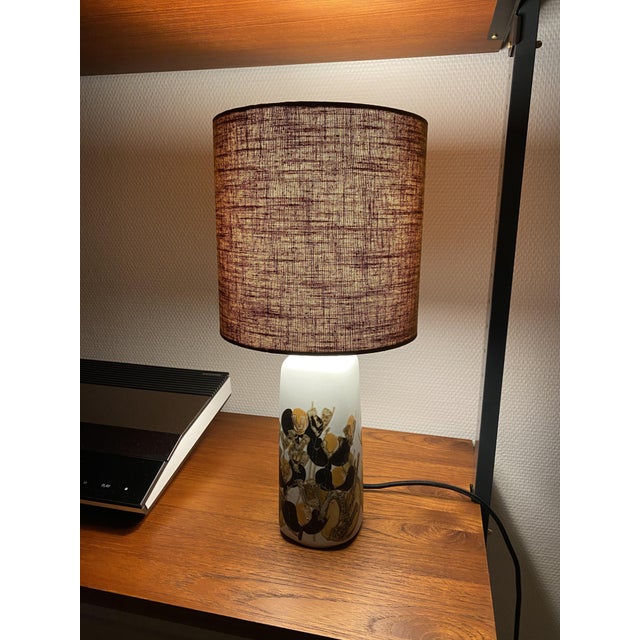 Mid-Century Modern Table Lamp by Ellen Malmer for Royal Copenhagen, 1965 For Sale - Image 11 of 14