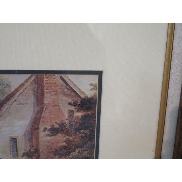 2000 - 2009 Large "Hunt Scene" Decorative Framed & Matted Print For Sale - Image 5 of 8