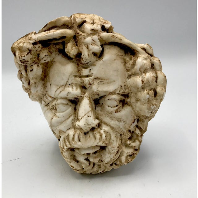 Vintage Resin Sculpted Head Reproduction of Ancient Greece For Sale In New York - Image 6 of 6