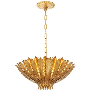 AERIN for Visual Comfort Signature Hampton Small Chandelier in Gild For Sale