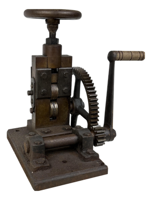 Flywheel Goldsmith Rolling Mill, Late 19th Century