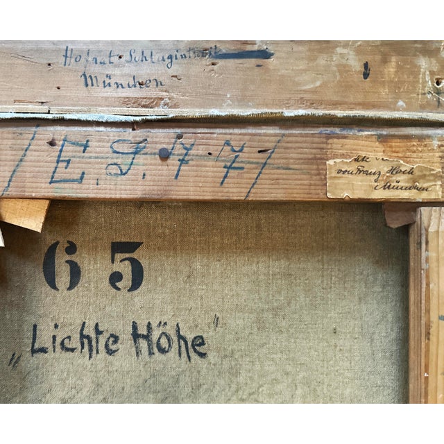 Franz Xaver Hoch, Lichtes Hoch, 1910, Munich-Based Artist Between Art Nouveau and Impressionism For Sale - Image 13 of 14