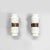 Mid-Century Modern Italian Wall Lamps in Opaline Glass and Brass, 1950s, Set of 2 For Sale - Image 10 of 10