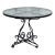 1950's Wrought Iron Patio Dining Table Indoor/Outdoor For Sale
