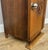 Wood Antique French Art Deco Oak Bedside Table with Marble Top For Sale - Image 7 of 12
