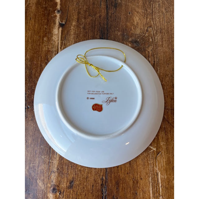 1980s 1980’s Lefton Plate Baby Wall Plaque Bear Design, Baby’s Name, Weight, Date and Time For Sale - Image 5 of 6