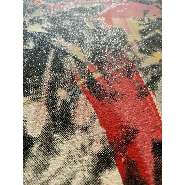 Rupert Jasen Smith Large Original Screenprint Augmented With Diamond Dust, Signed, #7/25, 1981 For Sale - Image 11 of 14
