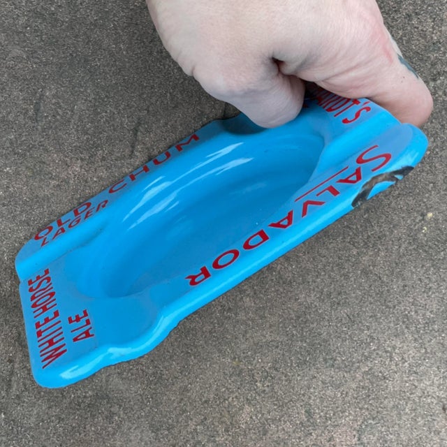 Vintage Canadian Breweriana collectible ashtray. This Reinhardt’s enamel ashtray was produced as a promotional item during...