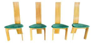 Iris Chairs by Bob Van Den Berghe for Tranekaer Furniture Denmark, 1980s, Set of 4