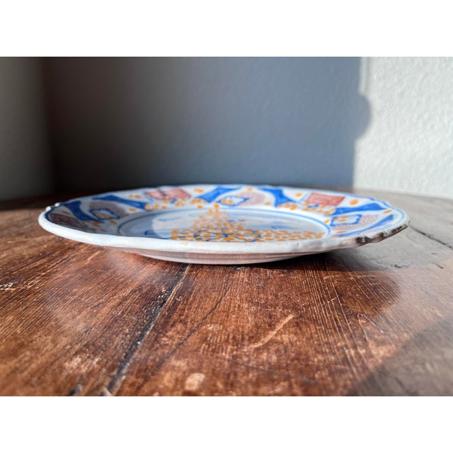 Ceramic Antique 1917 Hr Quimper Assiettes Du Cercle Du Soldat or Circle of the Soldier of the 6th Arrt Faience Plate,Pour La Victoire/for Victory,War Plates For Sale - Image 7 of 7