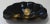 Remarkable vintage shell dish, with Zanetti's iconic black glass with wine-red interior highlights, the entire back is...