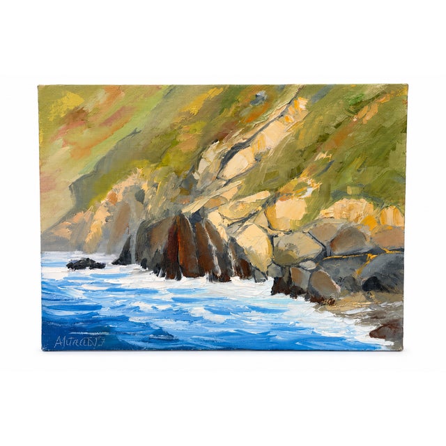 2020s Kathleen Murray Original Big Sur California Coast Oil Painting, 8 X 10 For Sale - Image 5 of 5
