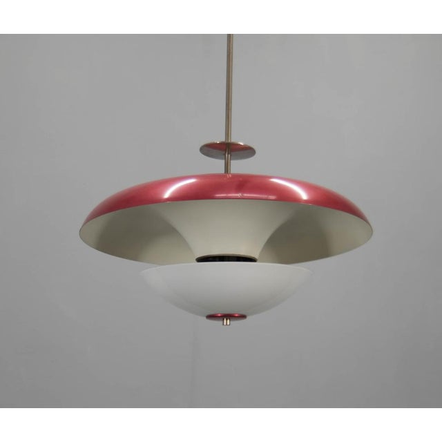 Bauhaus Purple Pendant by IAS, 1930s For Sale - Image 4 of 16