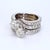 Metal 14k White Gold Adjoined Engagement Ring Set - Size 6.25 For Sale - Image 7 of 7