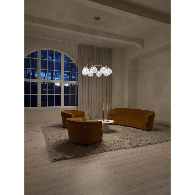 Swedish Art Deco Chairs and Sofa in Velvet, 1930s, Set of 3 For Sale - Image 6 of 18