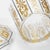 Directoire Crystal and Gold Vases, Set of 2 For Sale - Image 12 of 13