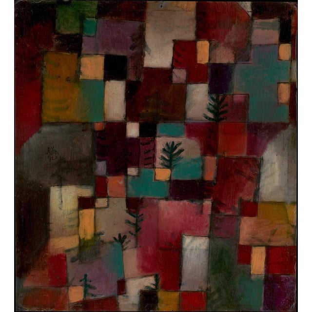 Paul Klee, Redgreen And Violet Yellow Rhythms, Archival Pigment Print, Framed For Sale