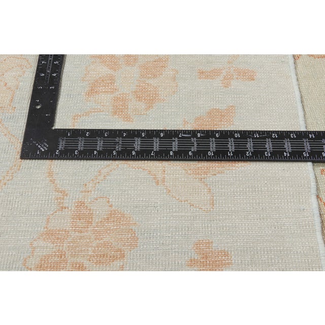Textile Modern Turkish Oushak Rug, 11'03 X 15'03. For Sale - Image 7 of 10