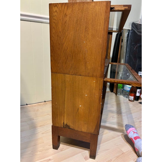Early 20th Century Early 20th Century Globe Wernicke 3-Piece Stackable Barrister Bookcase For Sale - Image 5 of 9