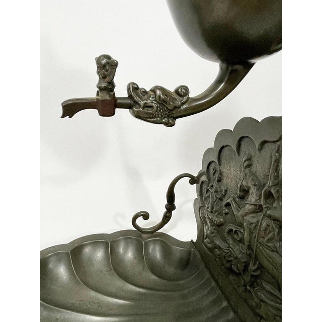 Pewter Fountain with Scene of Saint George and the Dragon For Sale - Image 14 of 18