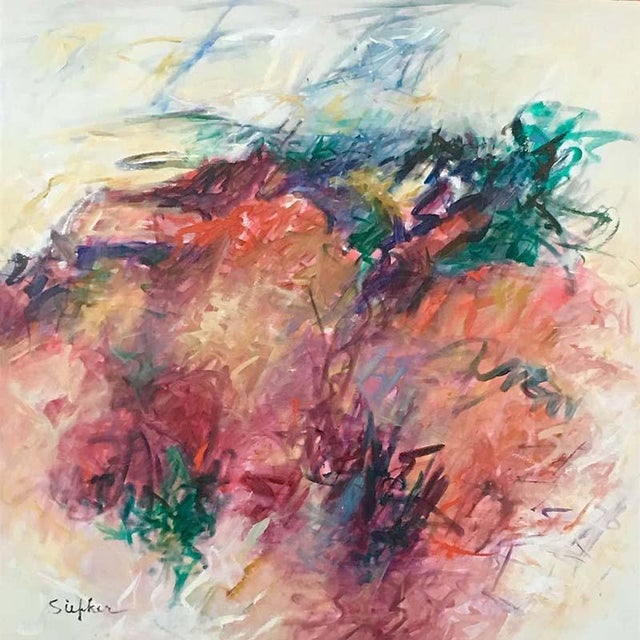 Mary Lou Siefker, Acrylic on Canvas Titled: To Jump and Run and Play. For Sale In West Palm - Image 6 of 10