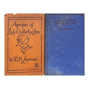 "Apropos of Lady Chatterley's Lover" 1930 Lawrence, d.h.