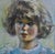 1960s Mary Sarg Murphy Nantucket Artist Portrait of Young Girl For Sale - Image 4 of 7