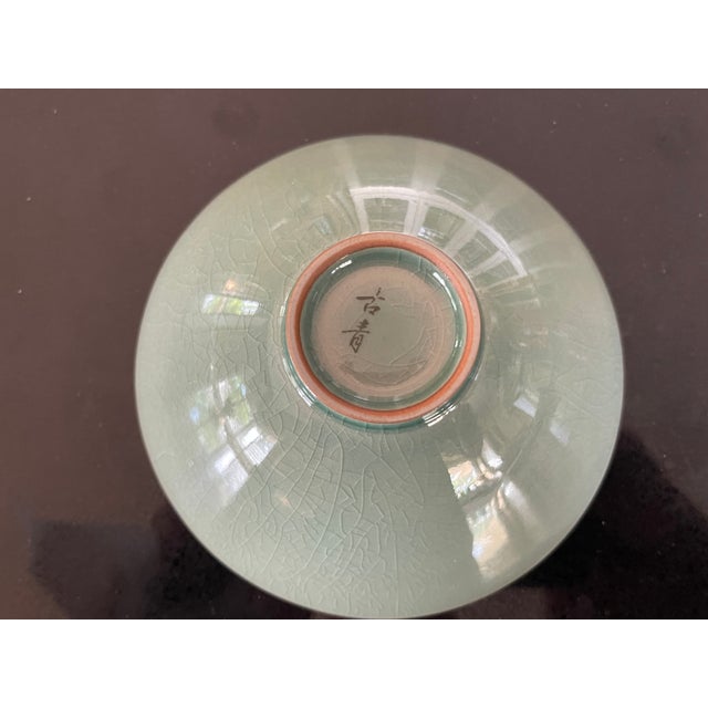 Workaday Handmade Mid-20th Century Japanese Art Pottery Rice Bowl For Sale - Image 4 of 4