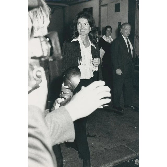 Jackie Kennedy, Black and White Photograph, 1970s For Sale - Image 4 of 4