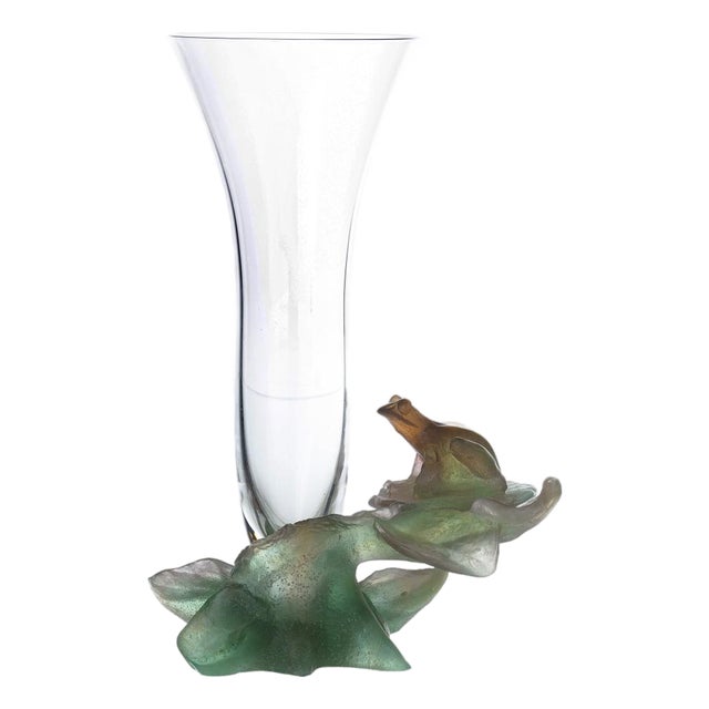 Jar in Glass from Daum For Sale