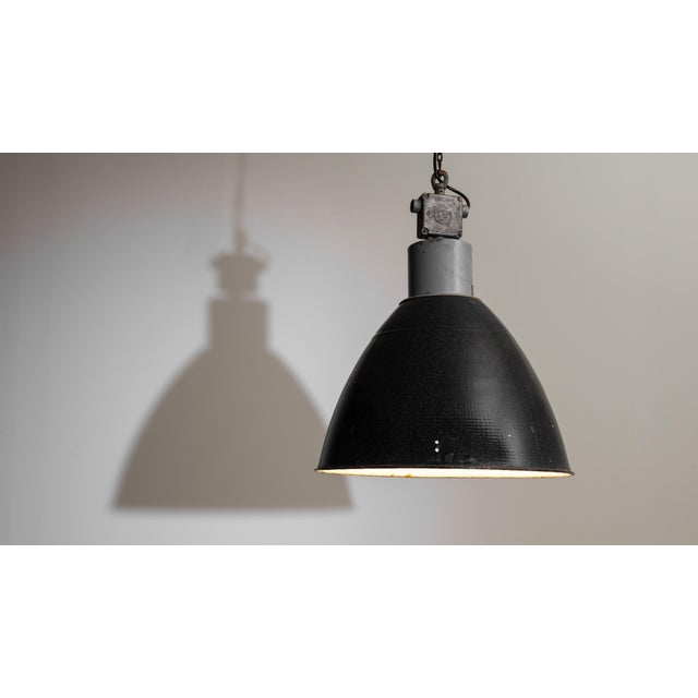 Metal 1950s, European Industrial Pendant For Sale - Image 7 of 9