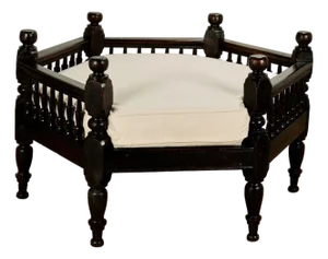 Antique Indian Meditation Bench.