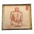 1940’s Original Male Nude Sepia Drawing Vintage Frame For Sale