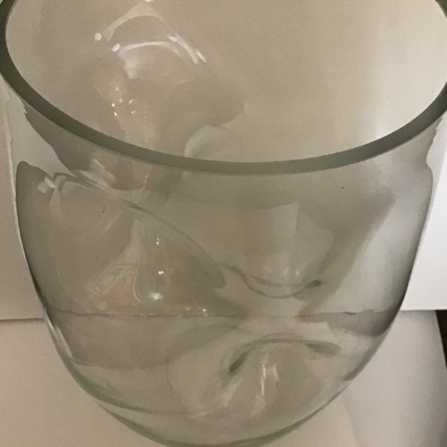 Vintage Amorphic Hand Blown Glass Floor Vase Chairish