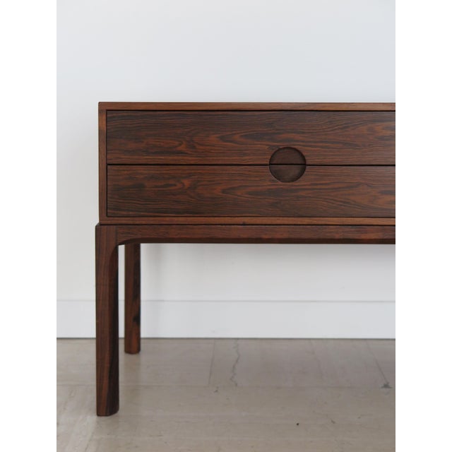 Scandinavian Dark Wood Sideboard or by Kai Kristiansen for Aksel Kjesgaard, Demnark, 1960s For Sale - Image 6 of 18