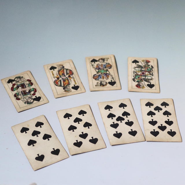 Antique Austrian C. Titze & Schinkay Tarock Playing Cards, Vienna, Circa 1880s For Sale - Image 10 of 17