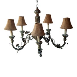 Example of Burlap Chandeliers and Pendants
