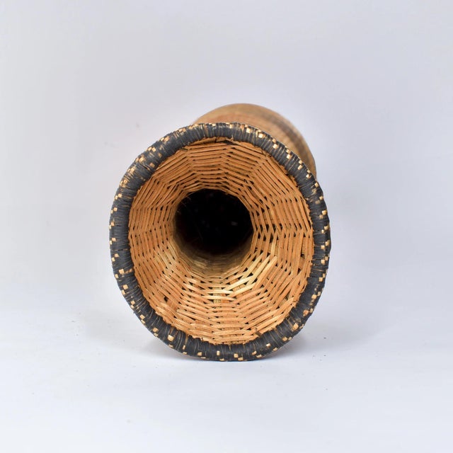 Early 20th Century Tutsi Wedding Basket Vase Rwanda 31 inch For Sale - Image 13 of 13