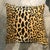 Vintage Boho Leopard Velvet Throw Pillow For Sale - Image 11 of 11