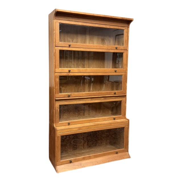 English Bookcase in Teak from Globe Wernicke For Sale