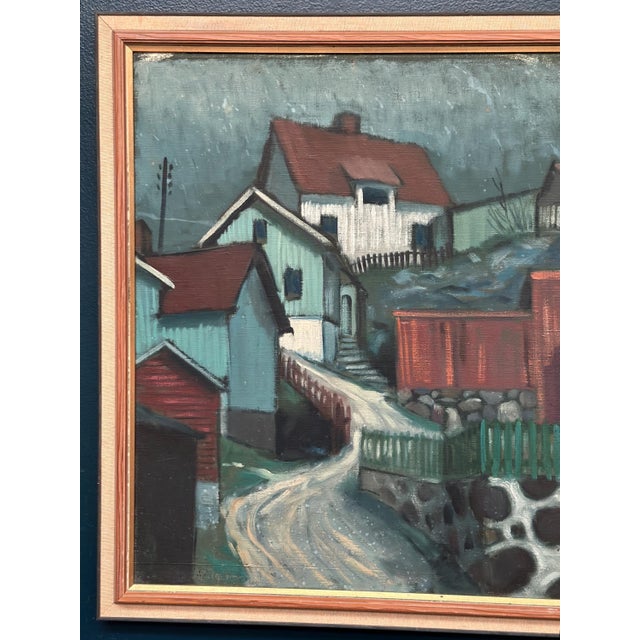 Unknown, Stryket, Nordingrå, 1959, Oil on Canvas, Framed For Sale - Image 8 of 13